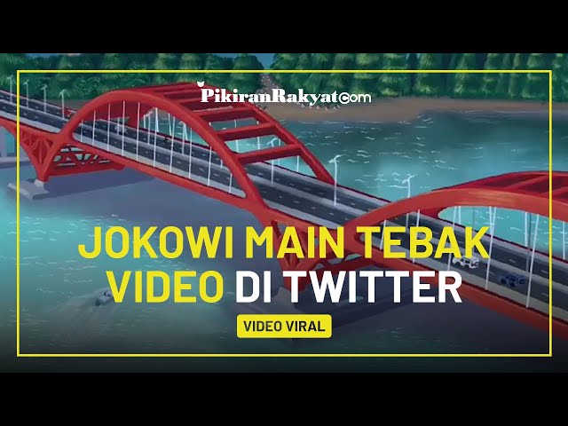 VIRAL Presiden Jokowi Main Tebak Video Animasi Jembatan Di Twitter ...