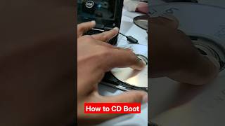 How to Boot Old Generation Laptop to CD Drive#macnitesh #laptop