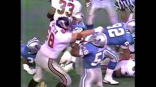 Atlanta Falcons vs Detroit Lions (9-16-1990) "The Falcons / Lions Play A Penalty Filled Game"