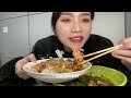 eng sub sichuan spicy food super spicy cao s duck neck peanut butter wontons mukbang