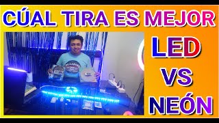 TIRAS DE LUCES LED VERSUS TIRAS DE NEON - CUAL LUZ ES MEJOR COMPRAR