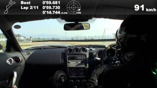 2013/11/17 Z33 380RS スパ西浦 レインボーカラーズ VQチャレンジ BestLap 59.729