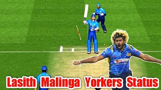 Lasith Malinga Yorkers Status🔥|RC20|#shorts #ytshorts