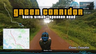 10KM Green Corridor Non-Stop | Bukit Timah to Spooner Road | Cycling Singapore