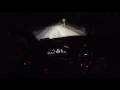 vw gti dynamic cornering bi xenon headlights on wr driver pov