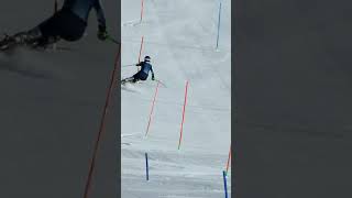 World Cup athlete Andreja Slokar Saas-Fee slalom training August 2021