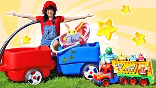 Diversão com brinquedos de carros e Lucky: Vídeo infantil com mamãe e brincadeiras incríveis!