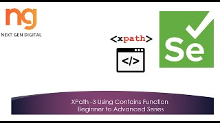 XPath-3 Contains Function (Beginner to Advanced) Selenium and Robot Framework