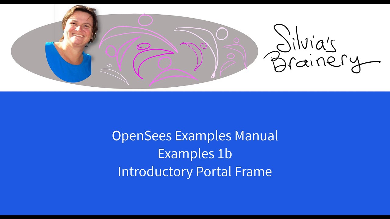 OpenSees/OpenSeesPy Examples Manual 03: Ex1b A Portal Frame - YouTube