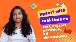 NumPy Sorting Explained with Real Example | sort(), argsort(), partition(), 2D Arrays
