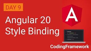 Angular 20 Tutorial Day 9 | Style Binding Explained with Examples