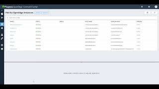 Getting Started with OpenEdge Command Center