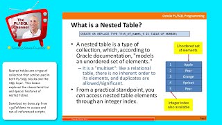 COL5: Working with Nested Tables