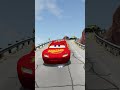 Multiple Bollards Crash with Pixar Cars #5 – BeamNG.drive