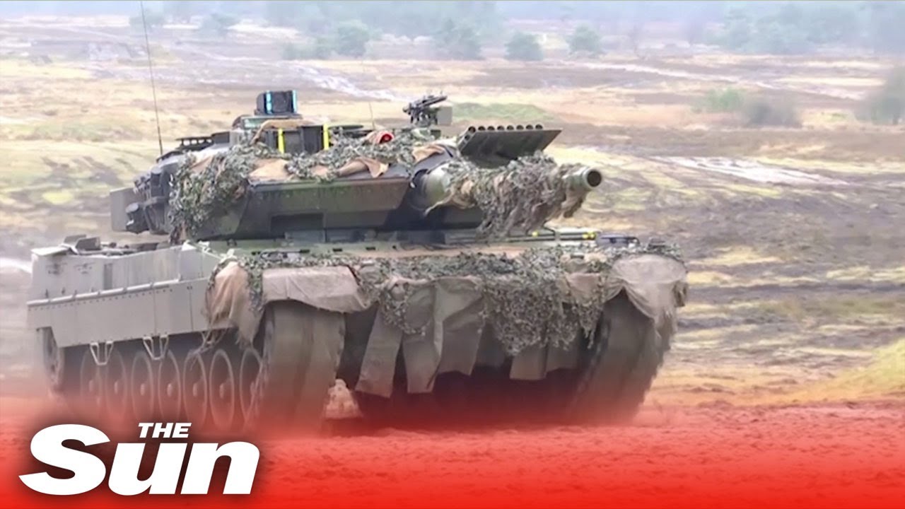 Leopard 2 Tanks Brigade Perform Exercises Ahead Of Deployment To
