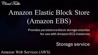 Amazon Elastic Block Store (Amazon EBS)
