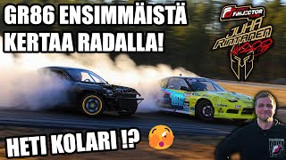 GR86 ENSITESTIT!! ENSIMMÄISTÄ KERTAA RADALLA JA HETI KOLARI 😬