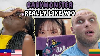 REACTION TO BABYMONSTER (베이비몬스터) - Really Like You (Official MV) | FIRST TIME WATCHING