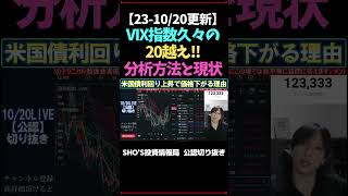 VIX指数が久々の20越え‼30も有り得る？分析方法と現状 #nikkei225 #nyダウ #しょうさんまとめ