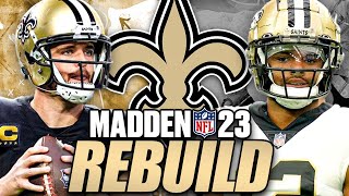 Rebuilding the New Orleans Saints with DEREK CARR on Madden 23 Franchise