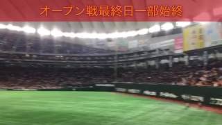 ロッテ対巨人のオープン戦最終日一部始終