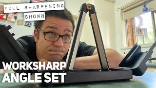 New Worksharp Ken Onion Guided Angle Sharpener   Full Sharpening and Review
