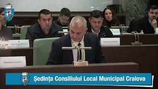 Ședința Consiliului Local Municipal Craiova