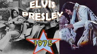 ELVIS PRESLEY 1975 - Elvis buys a cadillac for stranger, Elvis buys Lisa Marie plane.