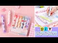 How to make dual tip highlighters || DIY handmade highlighter pen