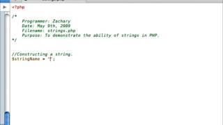 PHP Strings - Part (1/4)