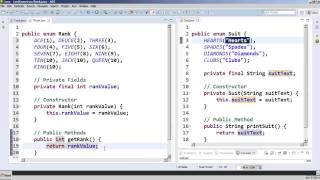 Code an OOP Card Game: The Card Class and Enum Type Part 2