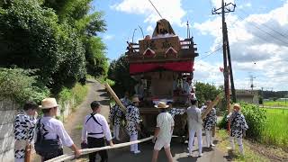 多古町　染井祭礼　四年ぶりの曳き廻し