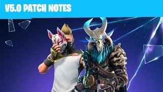 Season 5 Patch Notes | Fortnite