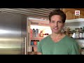 peter facinelli shows his home gym u0026 fridge gym u0026 fridge men’s health