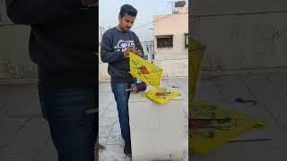 Kite Flying Video | Uttarayan 2023 | Kite Festival 2023 | Surat #shorts