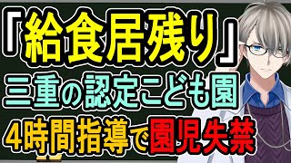 【園児失禁】4時間も居残り給食させた保育士の指導について真面目に話す【Vtuber雑談】