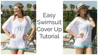 Easy Swimsuit Cover Up Tutorial DIY