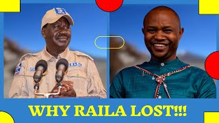 The Shocking Truth: Saitabao Kanchori's Account of How Raila Odinga Lost the 2022 Presidency