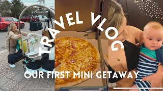 TRAVEL VLOG - first mini vacation with our 3 month old 🤍