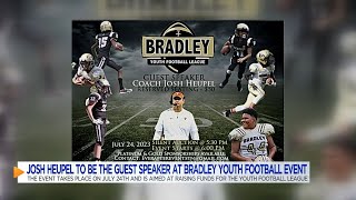 Josh Heupel to be the guest speaker for the Bradley Youth Football League's kickoff event