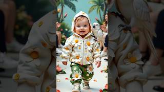 Adorable Small Cutest Baby Fashion Show #kidsfashion #baby #cute #viral #youtubeshorts