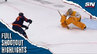 Nashville Predators at Edmonton Oilers | FULL Shootout Highlights