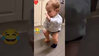 Cute funny baby dancing💞#shorts