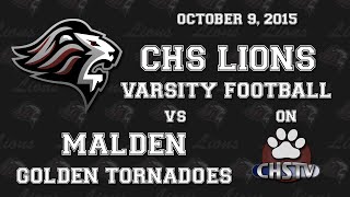 CHS Football: v. Malden – October 9, 2015