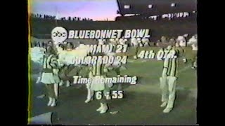 1967 Bluebonnet Bowl Miami vs. Colorado 2nd Half Only.