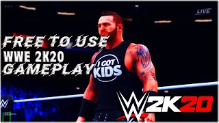👍GAMEPLAY WWE 2K20 1080HD 60FPS NO COPYRIGHT❤️