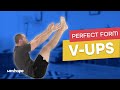 Do perfect V Ups // 9 Step progression