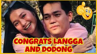 CONGRATULATIONS LANGGA AND DODONG