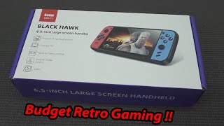 X16 Black Hawk Edition 6 5inch Retro Emulation Handheld