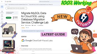 Migrate MySQL Data to Cloud SQL using Database Migration Service: Challenge Lab #GSP351 #qwiklabs